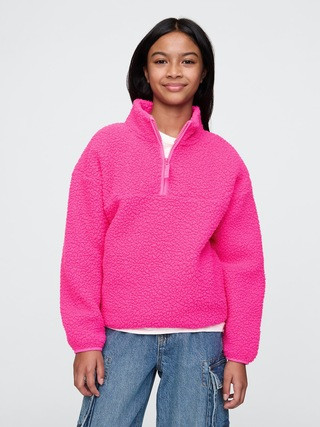 Kids Sherpa Half-Zip Pullover | Gap (US)