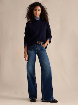 THE ICON CLASSIC WIDE-LEG JEAN | Banana Republic (US)