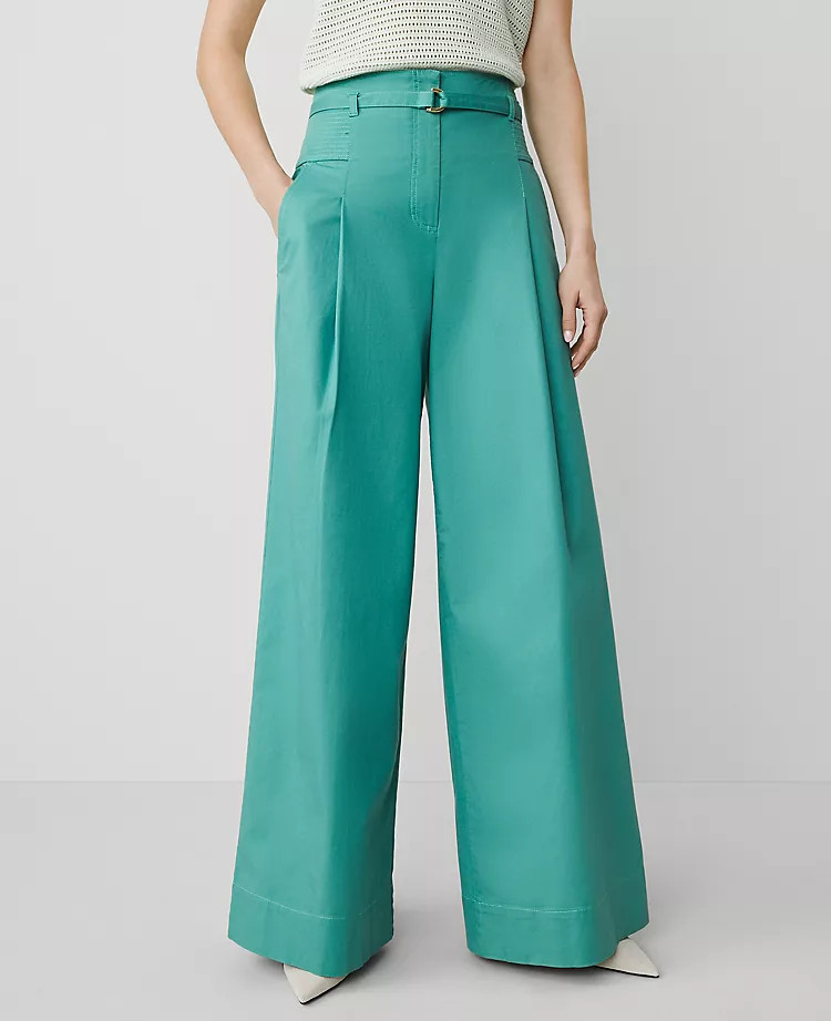 The Fluid Wide-Leg Pant | Ann Taylor