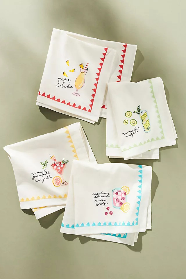 That's The Spirit Napkins | Anthropologie (US)