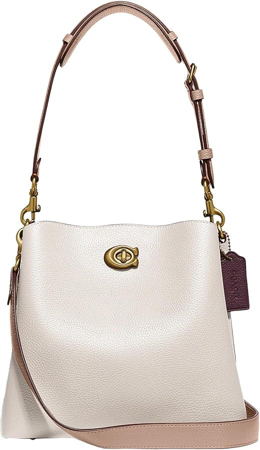 Coach Color-Block Leather Willow Bucket 24 | Amazon (US)