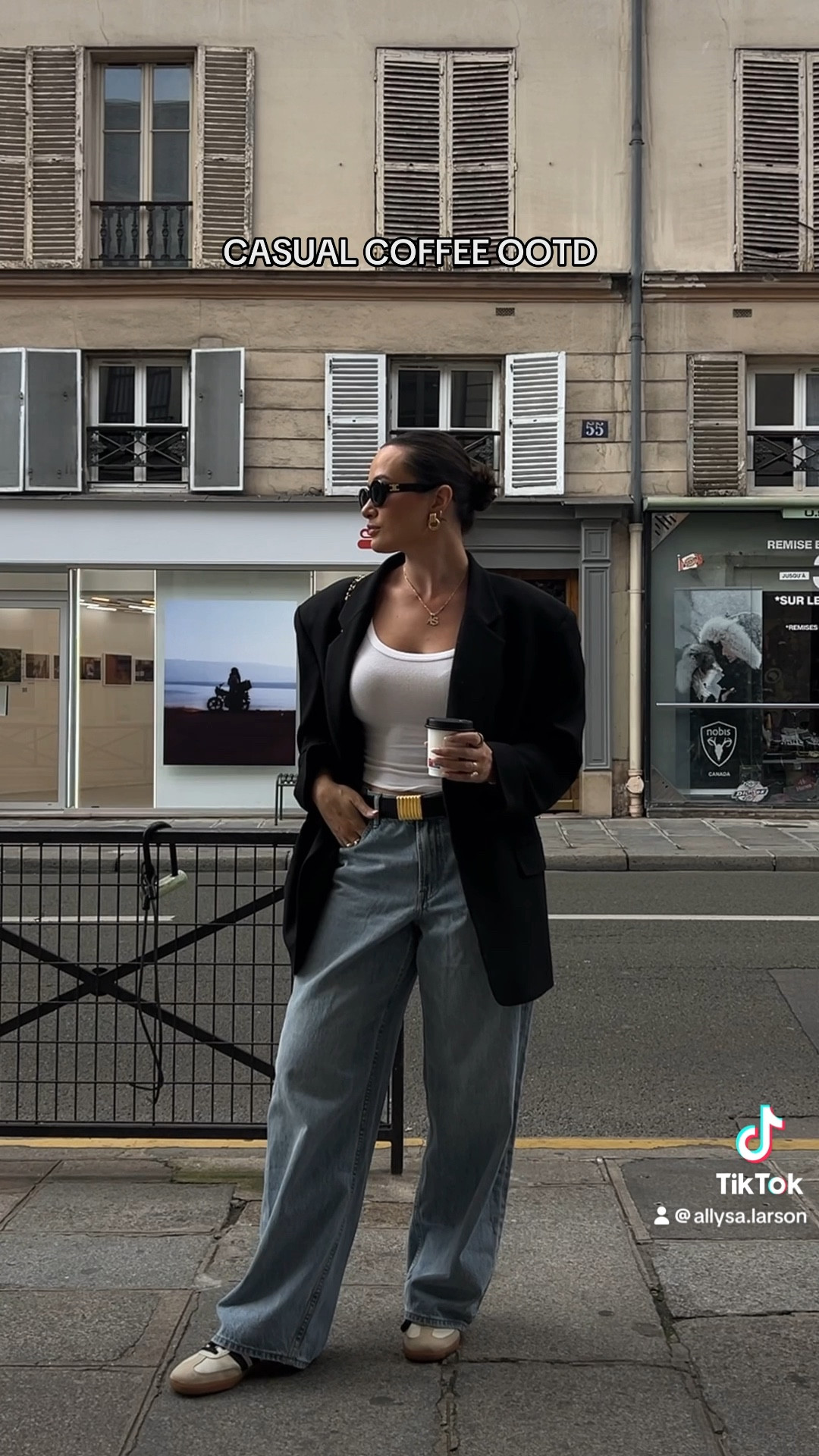 Go-to casual outfit for fall: black blazer + baggy jeans + adidas sambas 

#LTKShoeCrush #LTKStyleTip #LTKSeasonal