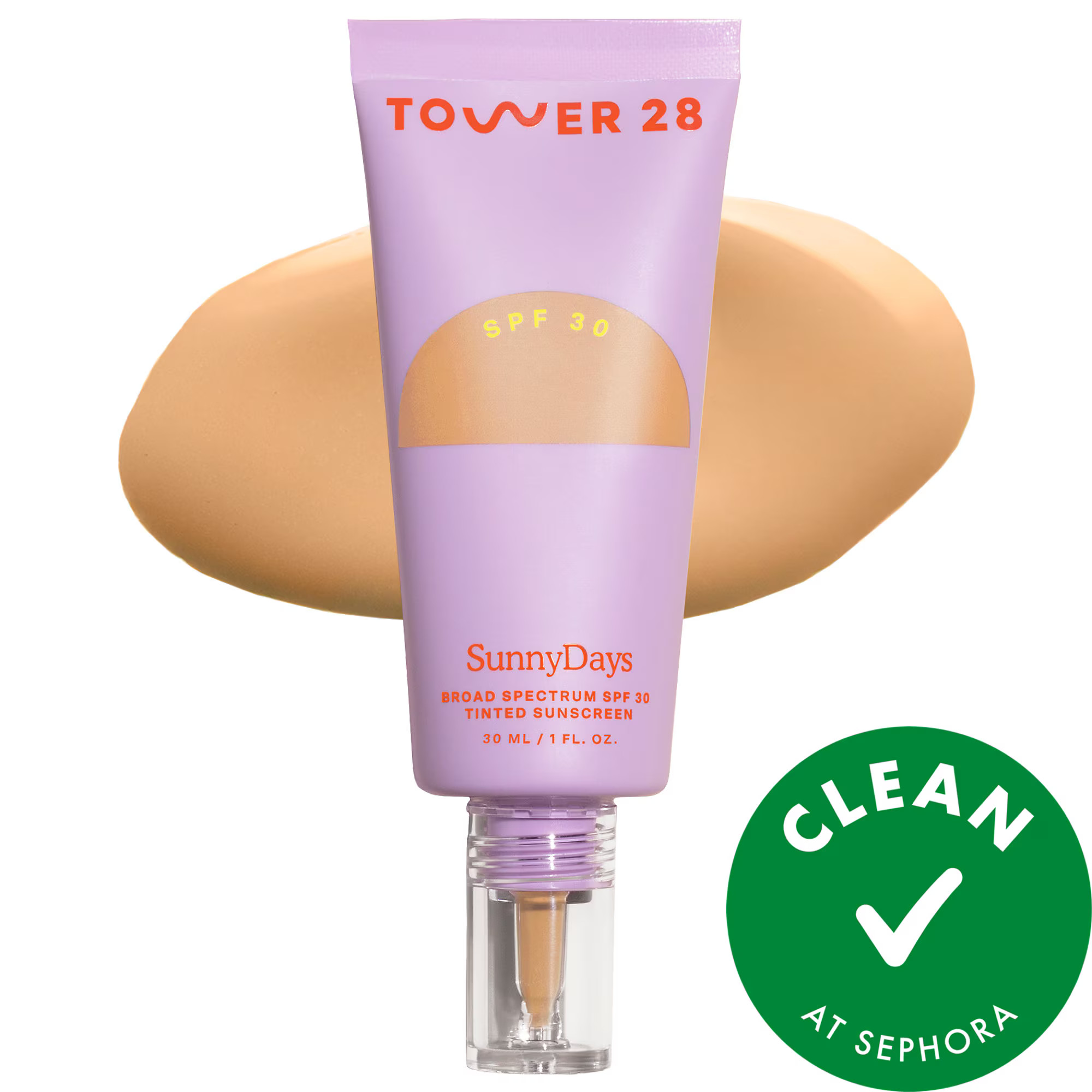 Tower 28 Beauty SunnyDays SPF 30 Tinted Sunscreen Foundation 20 Mulholland 1 oz/ 30 mL | Sephora (US)