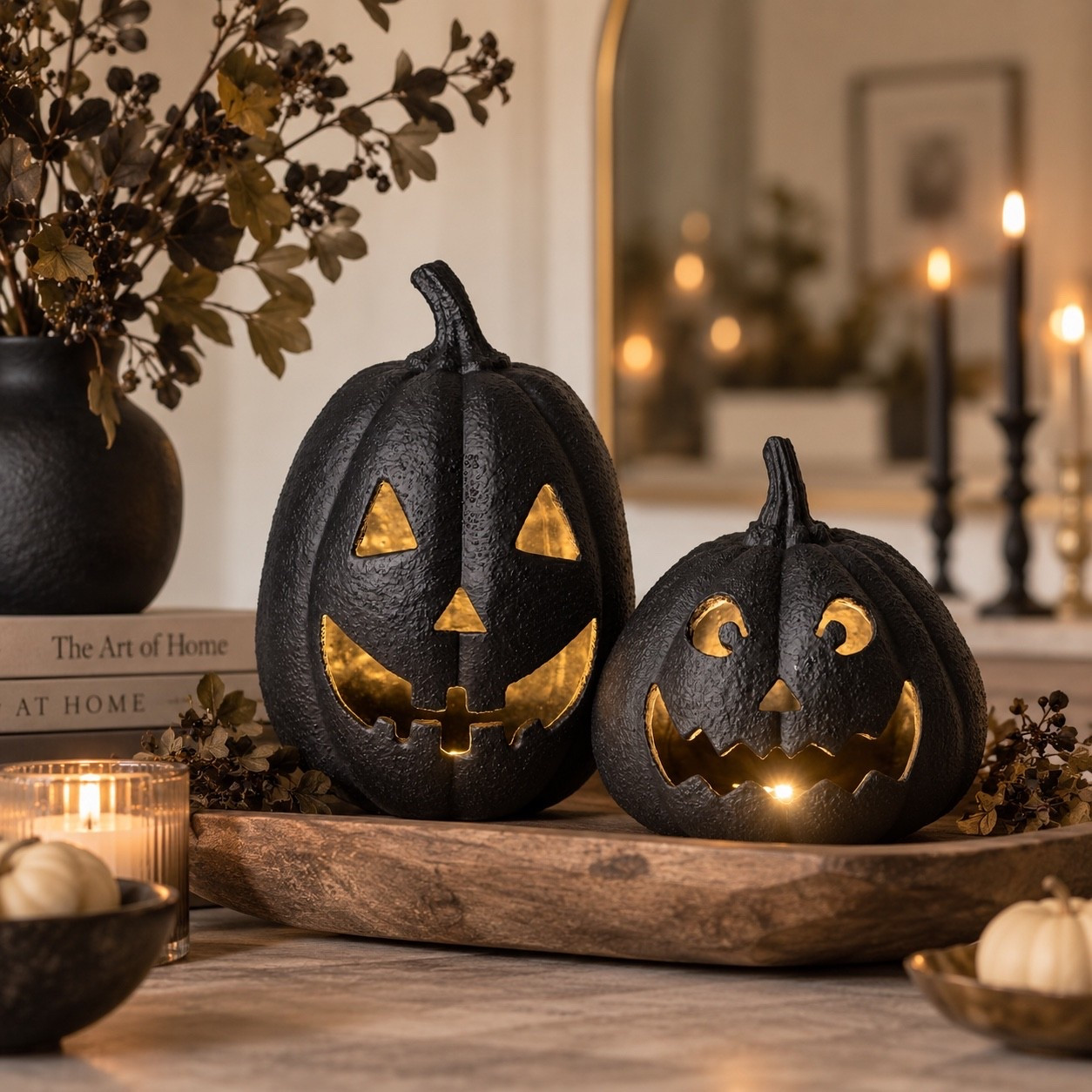 How CUTE are these Walmart pumpkins!!! Love their cute Jack-o’-lantern faces! And that they’re black! Fun twist on the original and perfect for Halloween!

#LTKHome #LTKSeasonal #LTKSaleAlert
