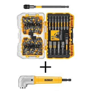 DEWALT MAXFIT Steel Screwdriving Bit Set (60-Piece) with Bonus MAXFIT Right Angle Magnetic Attach... | The Home Depot