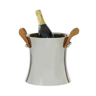 11" Stainless Steel Contemporary Wine Bucket By Ivory And Iris in Silver | 9" x 9" x 11" | Michaels® | Michaels Stores