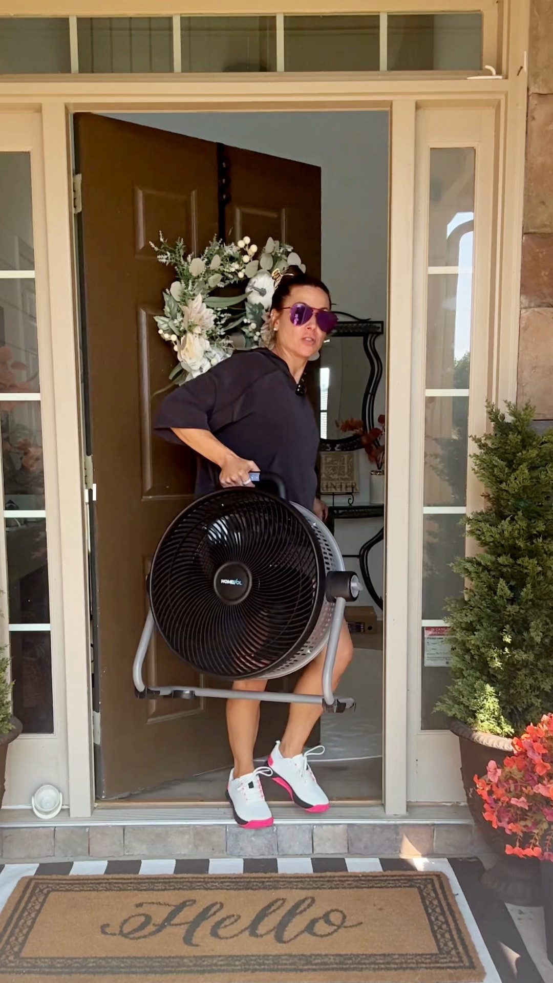 This 20-inch cordless industrial fan has been one of those purchases that became way more useful than I expected.

Garage workouts. Backyard evenings. Patio time. Outdoor sporting events. Camping. Tailgating.

With 6 speeds, up to 30 hours of rechargeable battery life, powerful airflow, and a 180° adjustable tilt head, it goes wherever I need it.

And the best part? No outlet or extension cord required.

#SummerEssentials
#OutdoorLiving
#PortableFan
#SportsMomLife
#GarageGym
#AD