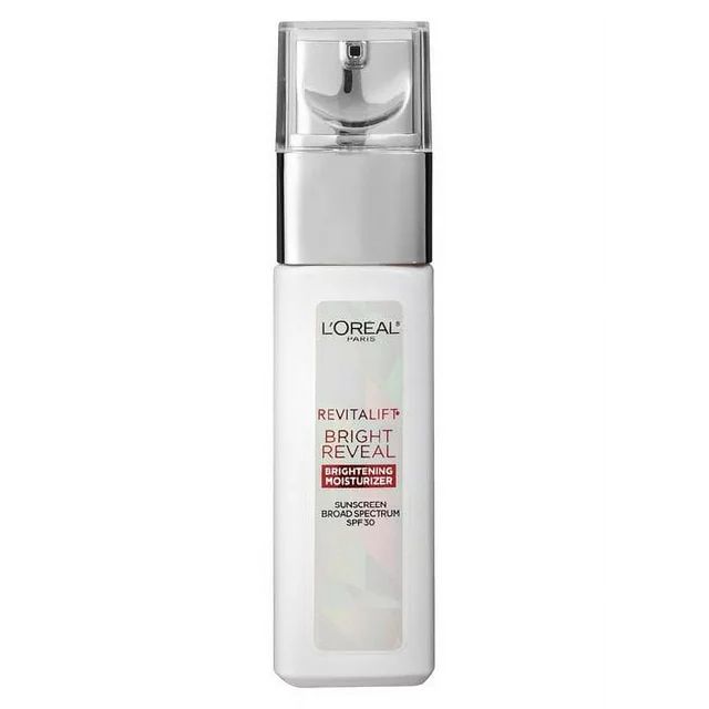 L'Oreal Skincare Revitalift Bright Reveal Anti-Aging Day Cream SPF 30 Sunscreen with Glycolic Aci... | Walmart (US)
