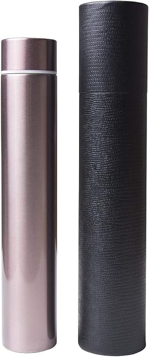 ChezMax Slim Thin Stainless Steel Vacuum Insulated Water Bottle Leak Proof Eco-Friendly Travel Cu... | Amazon (US)