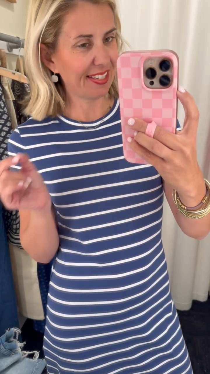 #LTKxMadewell 20% off sitewide! This is a fabulous t-shirt dress. So many ways to style and I love the stripes! WTG Madewell. Size small. 

 #LTKxMadewell #LTKootd #LTKSaleAlert