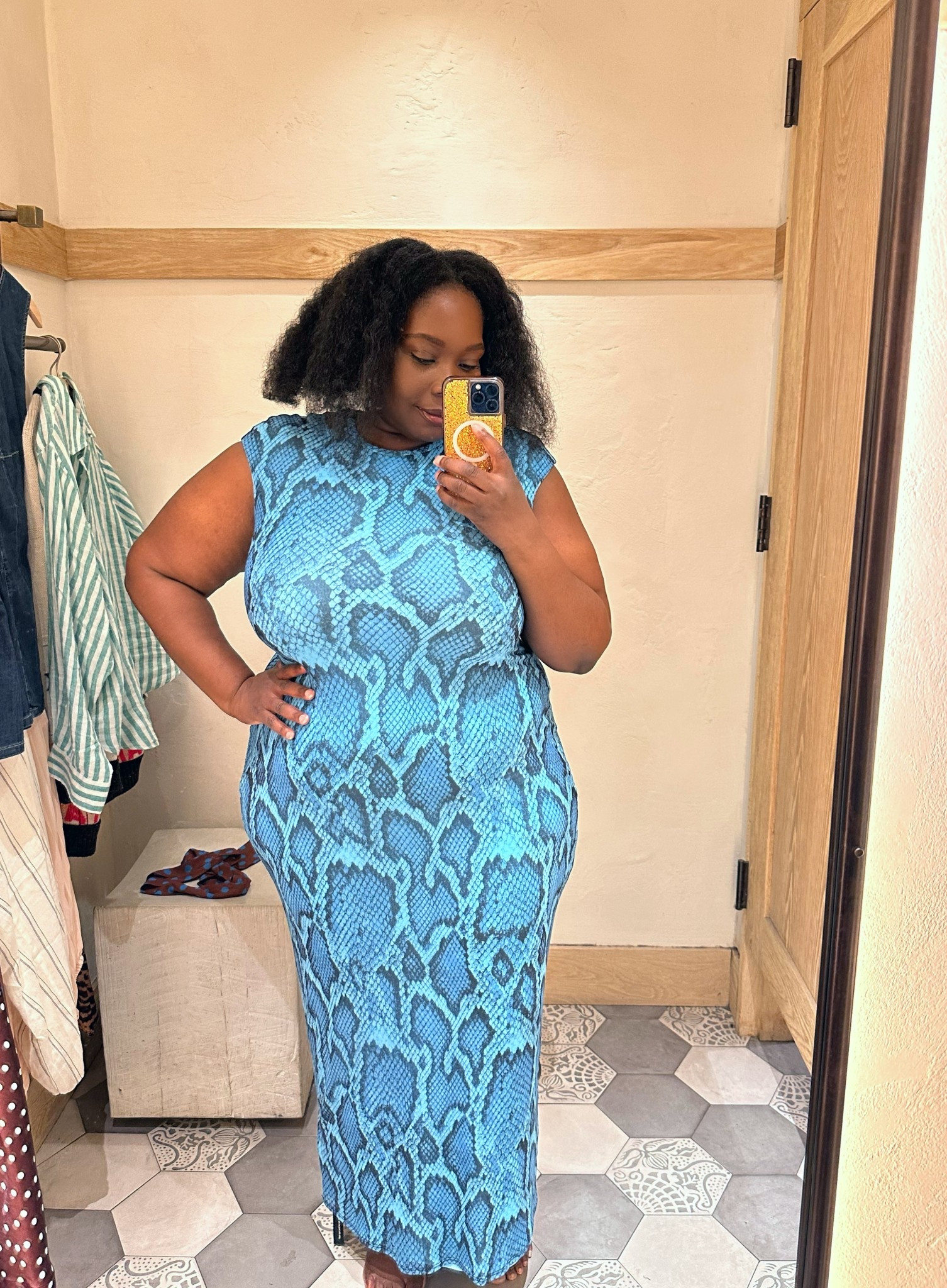 Who knew snakeskin and blue went together this good. My @Anthropologie plus size fashion finds. Spring outfits 

#LTKMidsize #LTKPlusSize