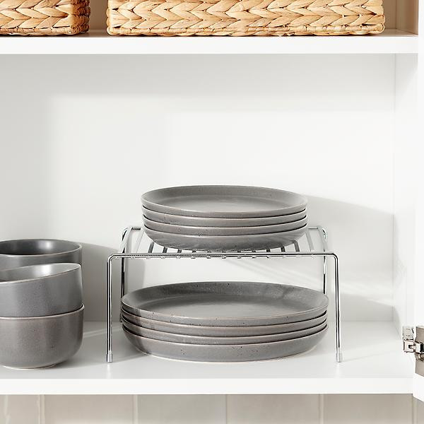 Chrome Dinner Plate ShelfBy The Container Store4.818 Reviews$12.99/eaOr 4 payments of $3.25 withP... | The Container Store