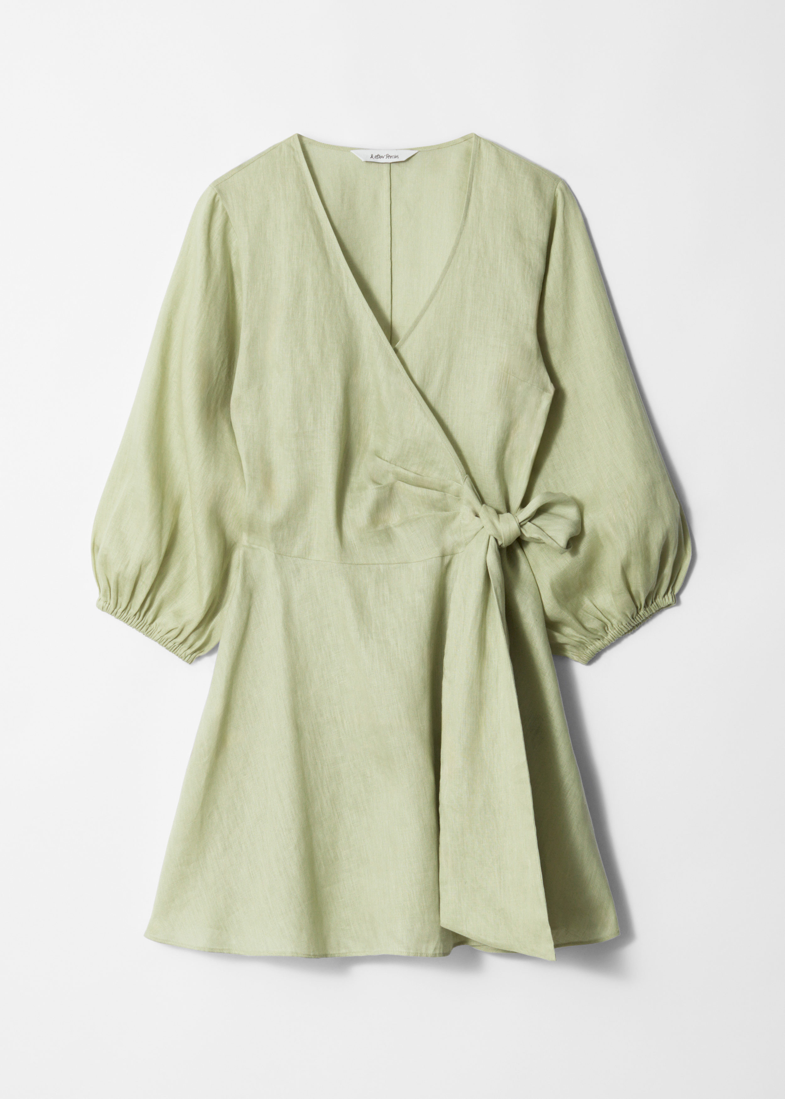 Linen Wrap Mini Dress | & Other Stories - US