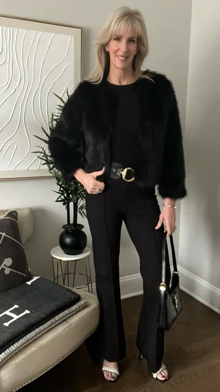 GRWM for a date night look.  I love an all black look with pops of gold.  It’s my go to look that I can always count on.  I’ve tagged additional coats for more affordable options.  

#LTKover40 #LTKfindsunder100 #LTKstyletip