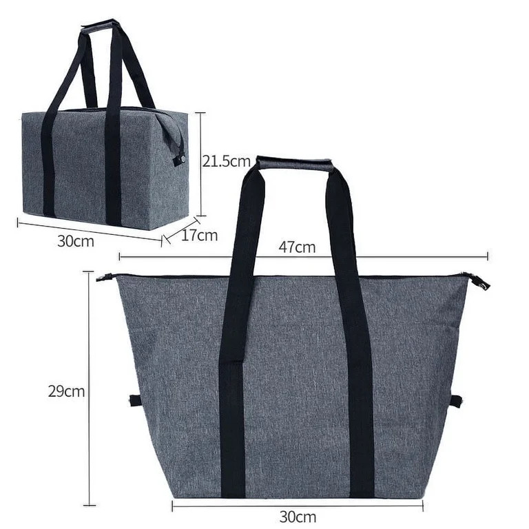 Large Insulated Picnic Bag for Outdoor Camping Travel - 20000ml Thermal Cooler Tote with Aluminum... | Walmart (US)