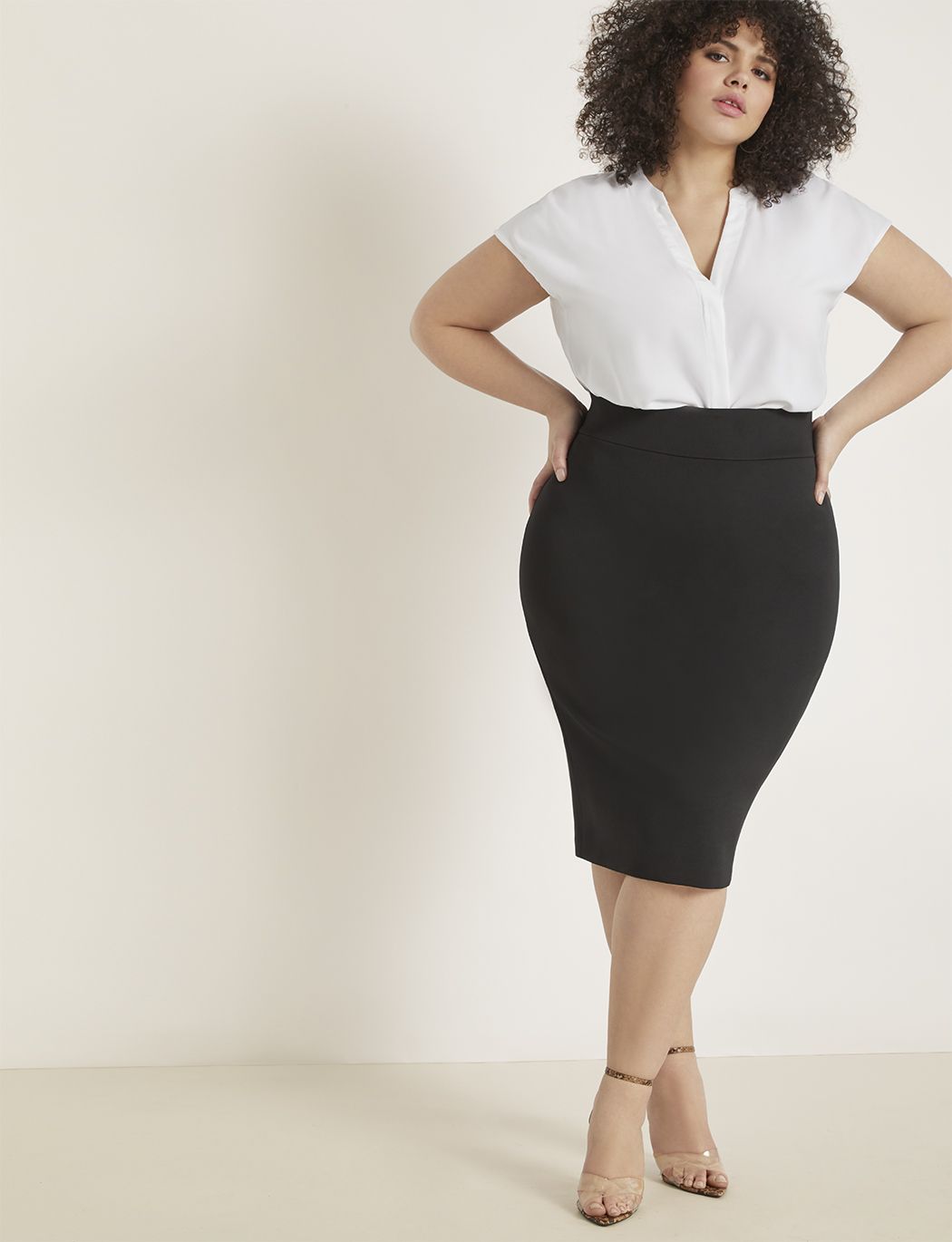 Neoprene Pencil Skirt | Eloquii