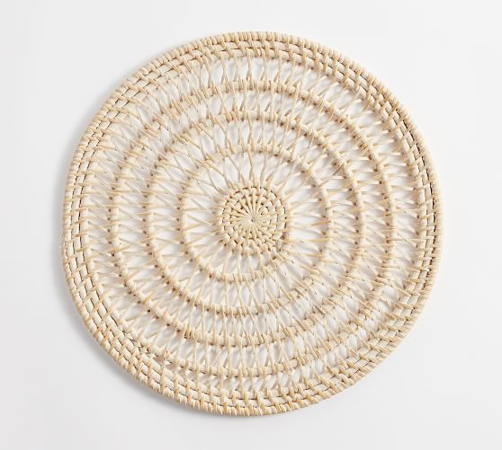 Miramar Handwoven Rattan Charger Plate | Pottery Barn (US)