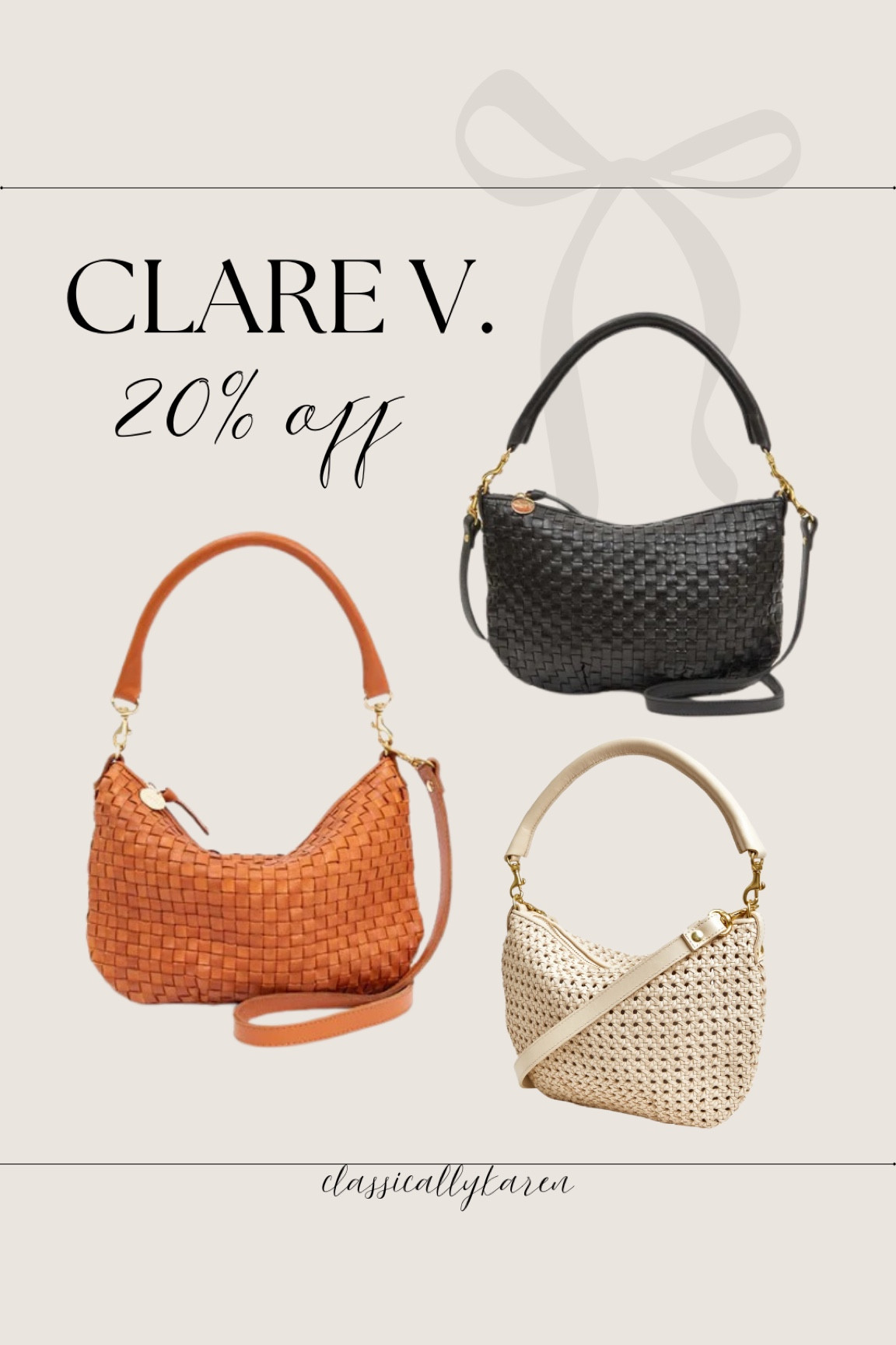 Clare V. 20% off ✨

#LTKCyberWeek #LTKGiftGuide #LTKHoliday
