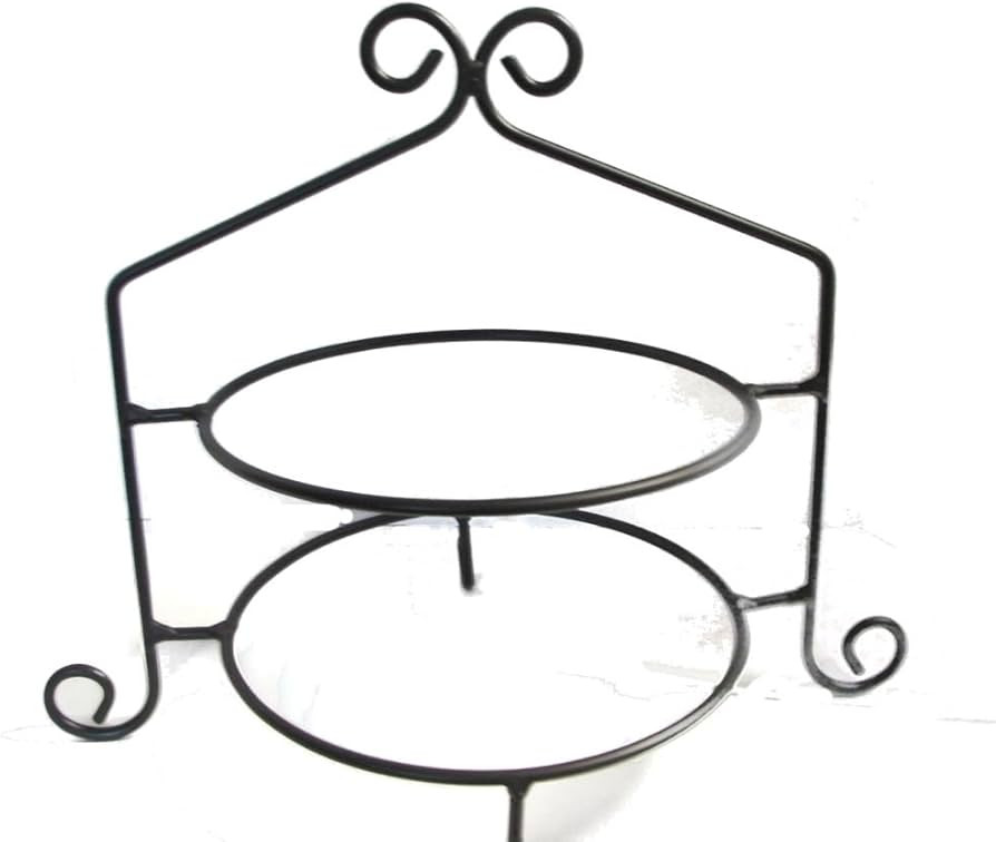 Wrought Iron Pie Stand/Rack Double Tier Hand Made | Amazon (US)