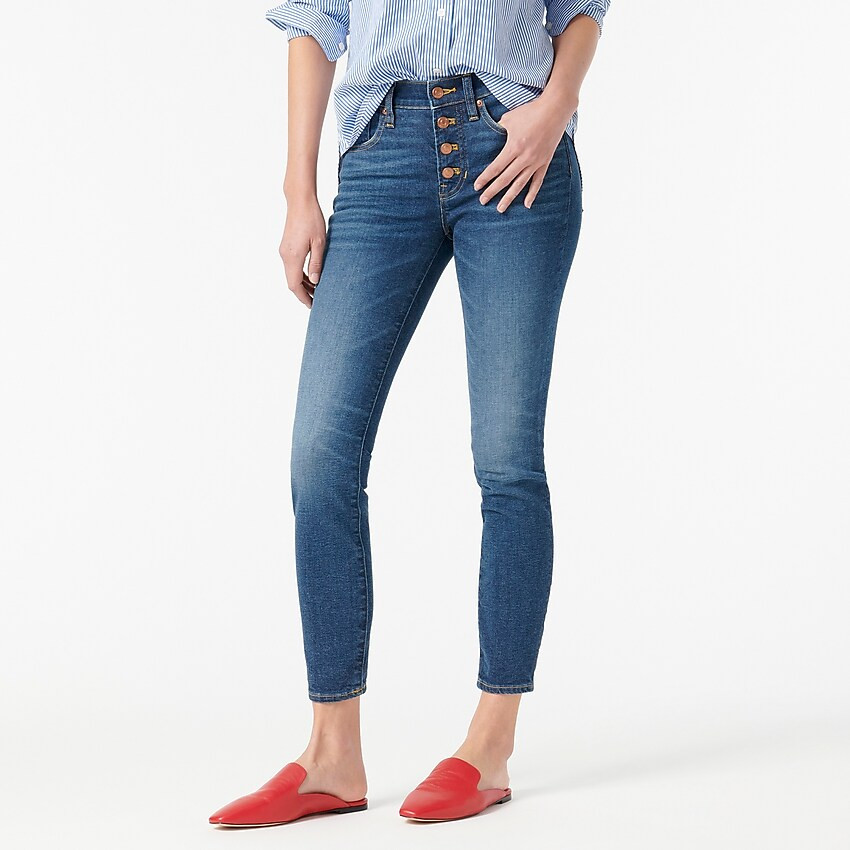 9" high-rise toothpick jean in Litchfield wash | J. Crew US