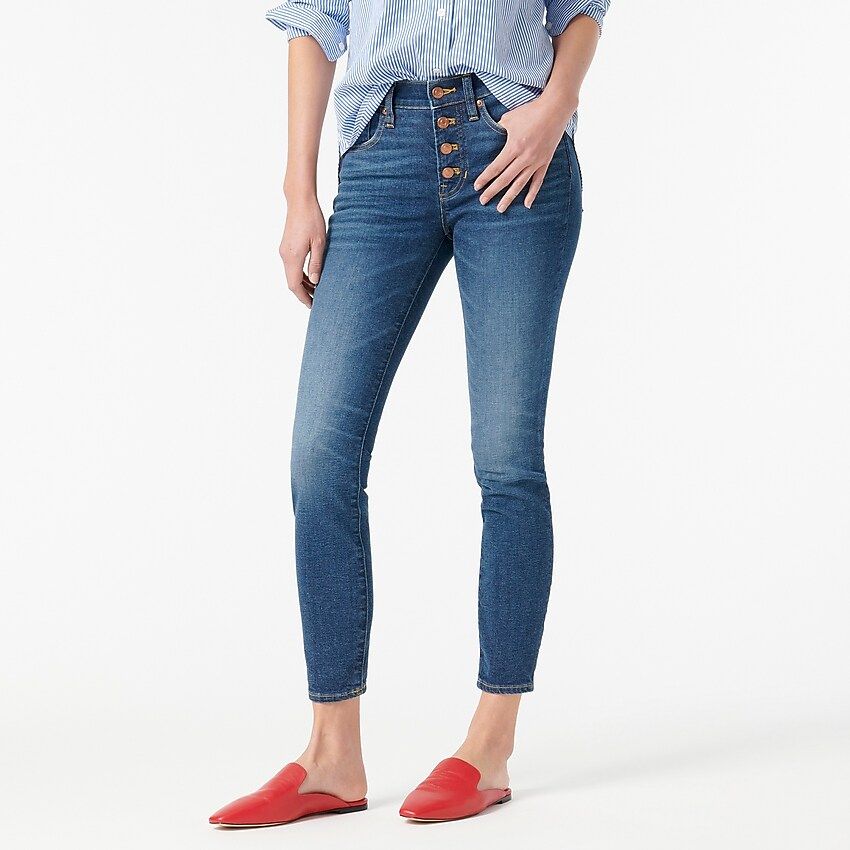 9" high-rise toothpick jean in Litchfield wash | J.Crew US