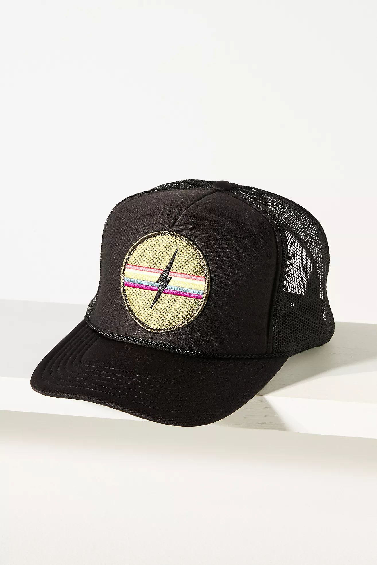 Friday Feelin Electric Rainbow Trucker Hat | Anthropologie (US)