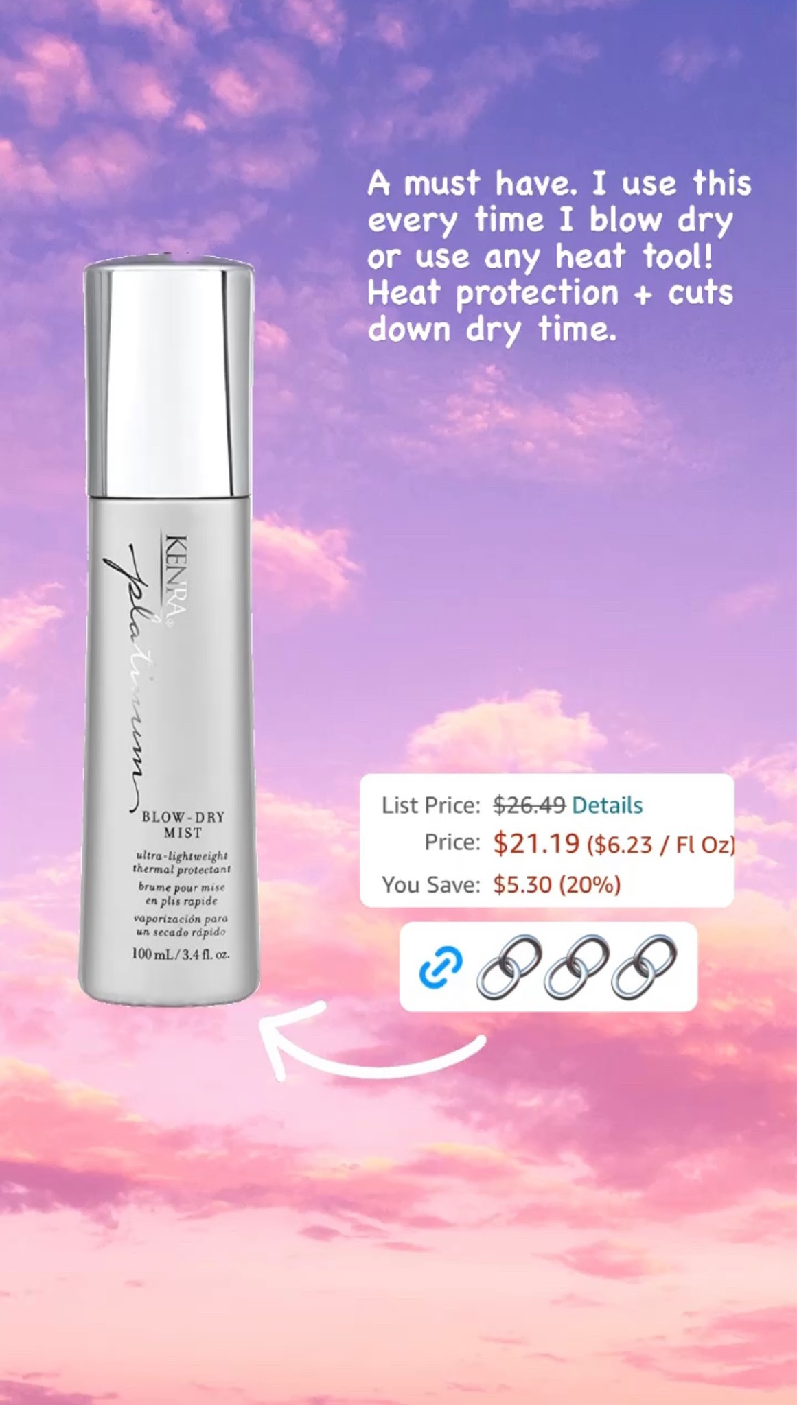 Reduce blow drying time with this spray!

Haircare
Heat protectant
Hair health

#LTKFind


#LTKbeauty #LTKsalealert #LTKunder50