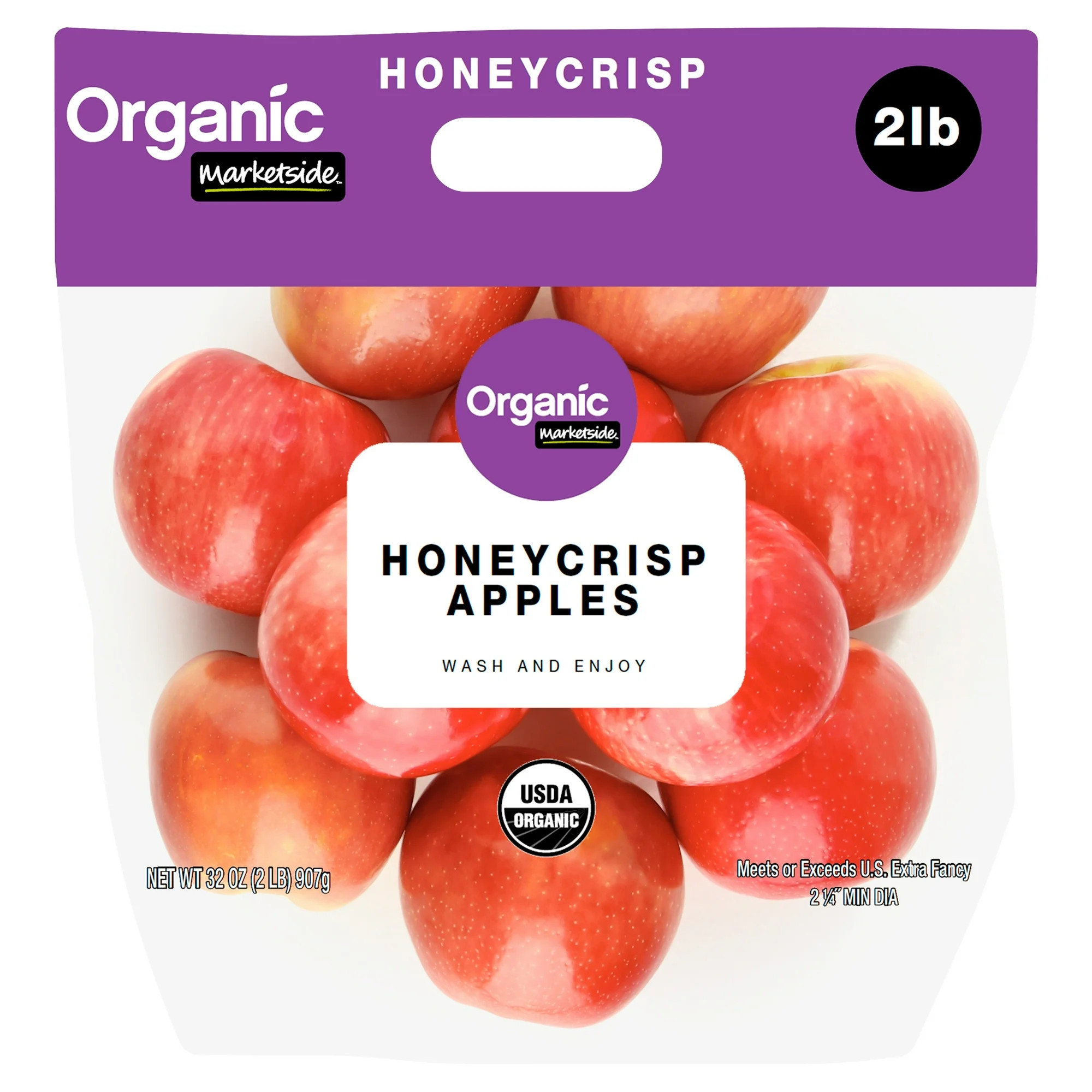 Fresh Organic Honeycrisp Apples, 2 lb Pouch | Walmart (US)