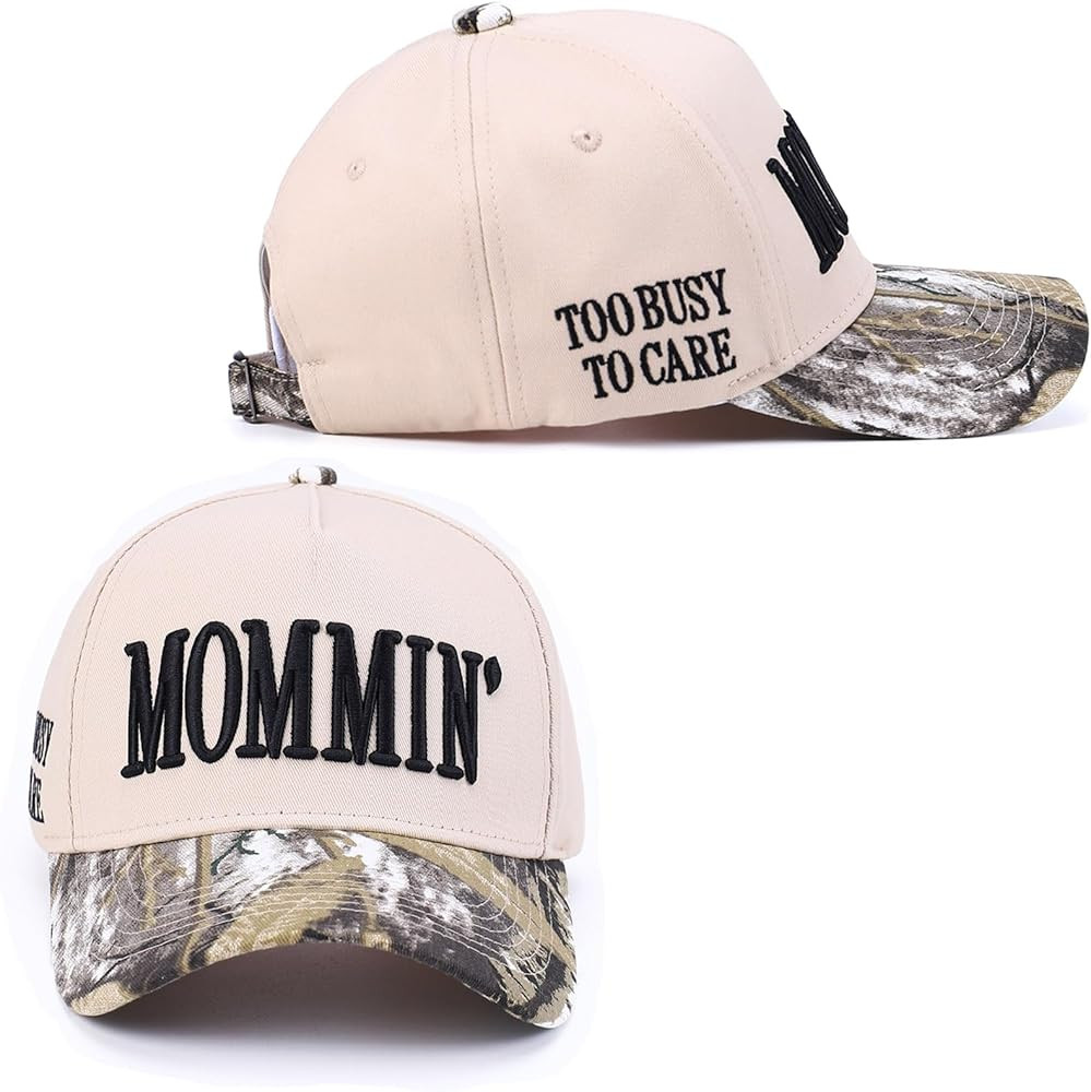 Vintage Two-Tone Trucker Hat Adjustable Baseball Cap with Mommin Embroidery Ponytail Fit Unisex O... | Amazon (US)