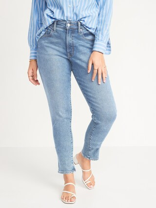 Curvy High-Waisted OG Straight Jeans for Women | Old Navy (US)