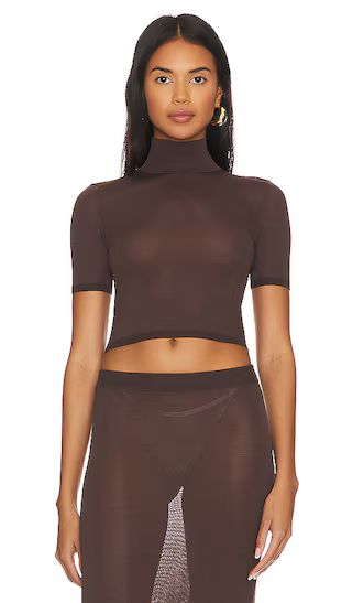 Hadi Top in Chocolate Brown | Revolve Clothing (Global)