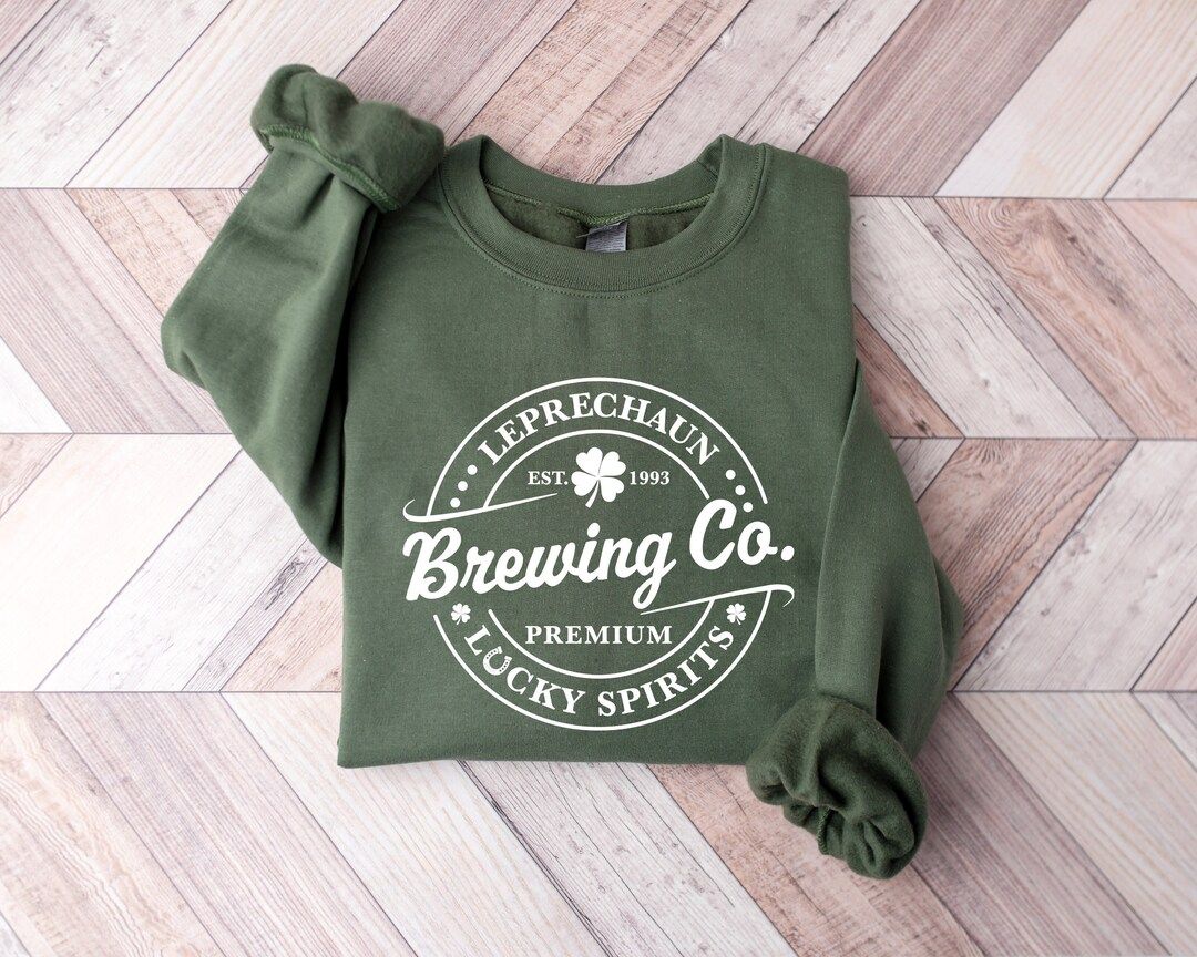 Leprechaun Brewing Co Shirt Retro St Patrick's Day Gift - Etsy | Etsy (US)