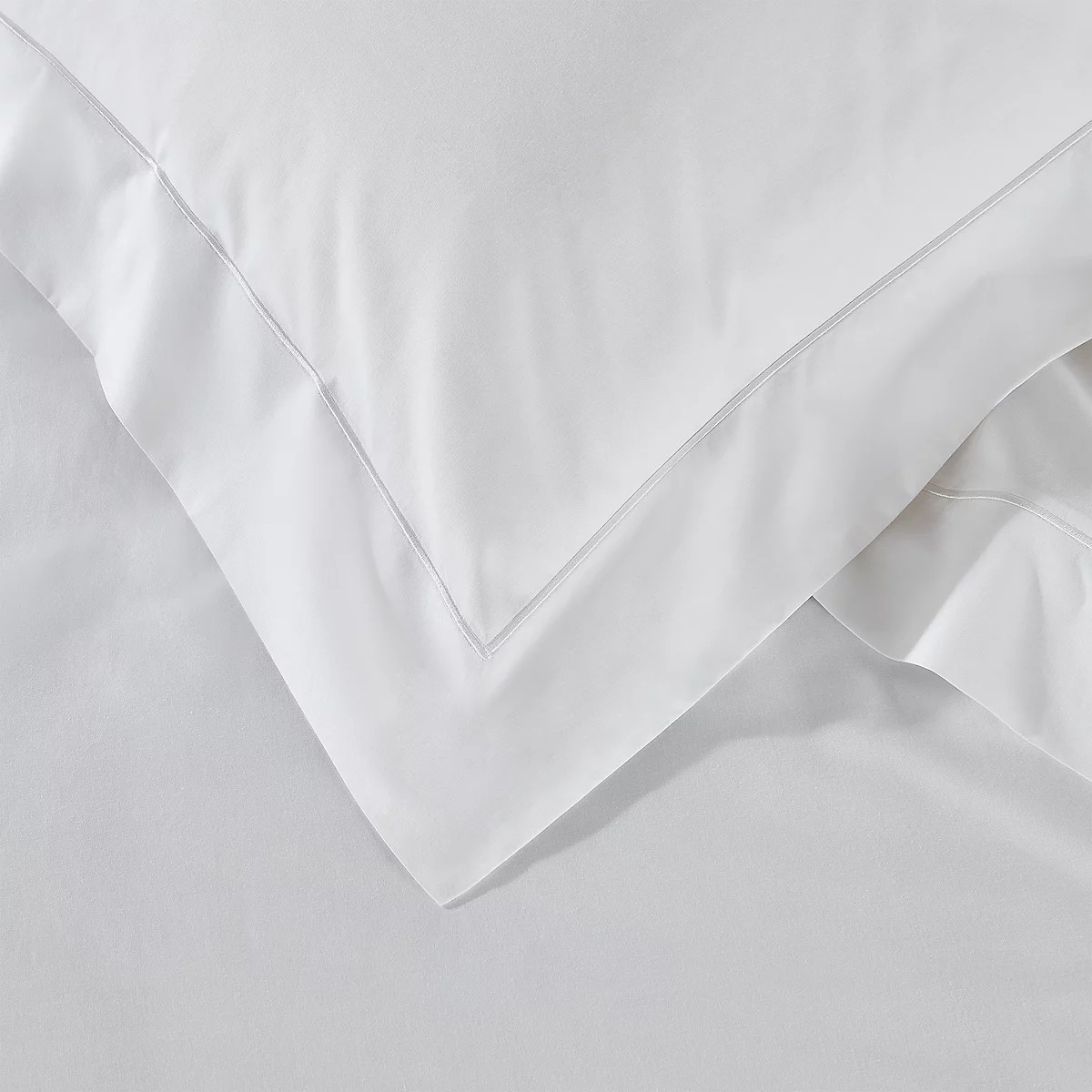Single Row Cord Cotton Oxford Pillowcase – Set of 2 | The White Company UK & ROW