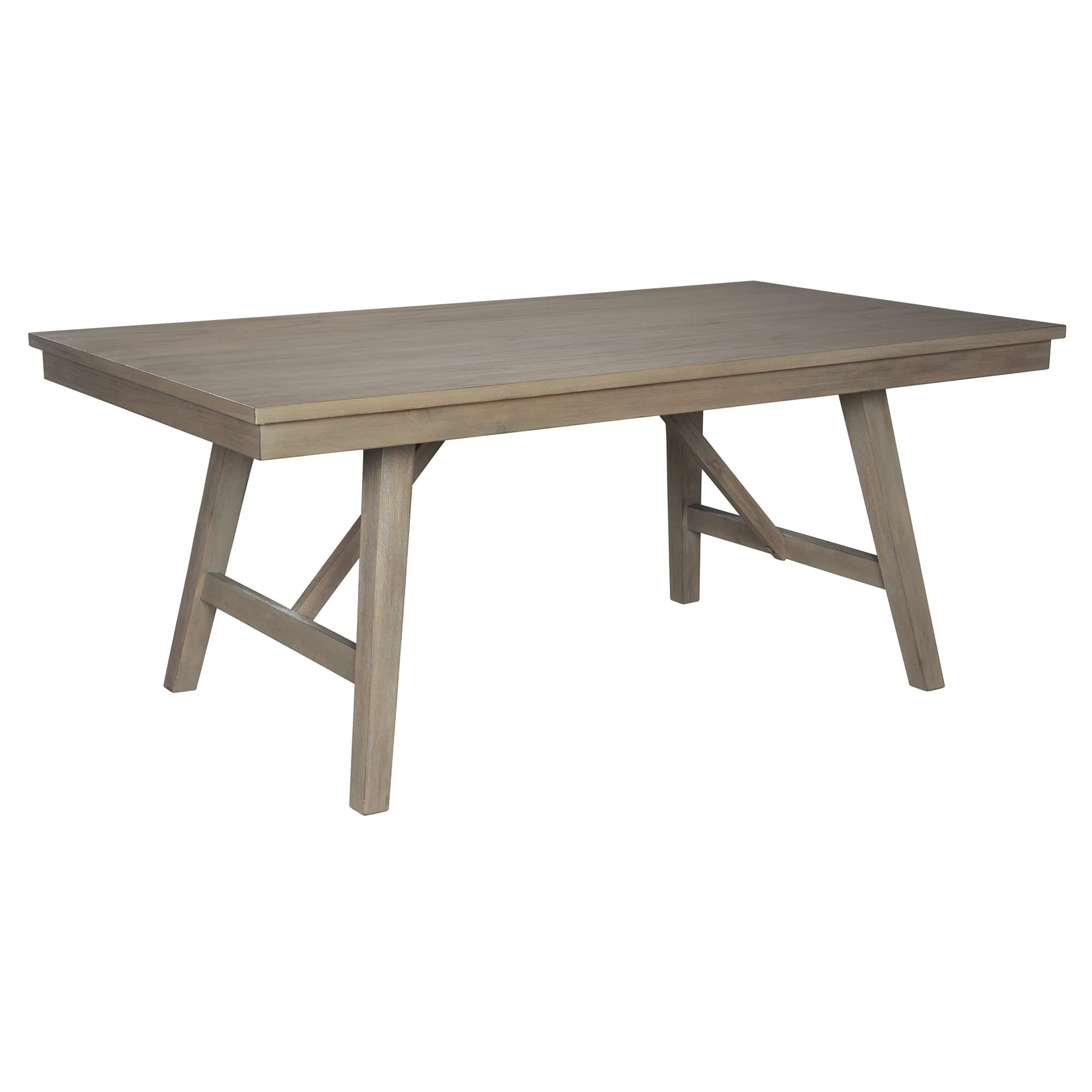 Signature Design by Ashley Aldwin Modern Farmhouse Rectangular Dining Table, Seats up to 6, Gray | Amazon (US)