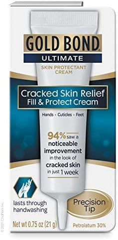 Gold Bond Cracked Skin Relief Fill & Protect Cream 0.75 oz., for Hands, Cuticles, and Feet | Amazon (US)
