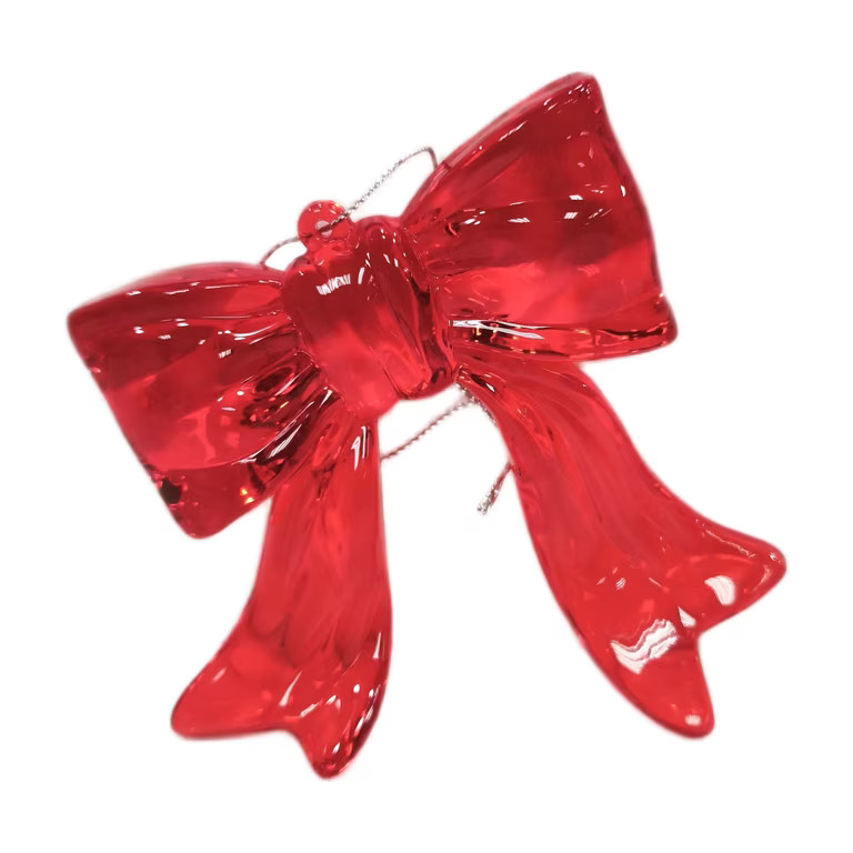 Red Bow Christmas Ornament, 4", by Holiday Time | Walmart (US)