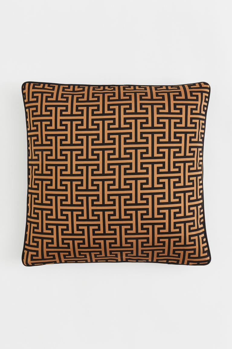 Patterned cotton cushion cover | H&M (US + CA)