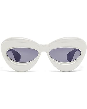 Fashion Inflated Cat-eye Sunglasses for Women Oversized Frame Sexy Lip Candy Color Glasses Trendy... | Amazon (US)