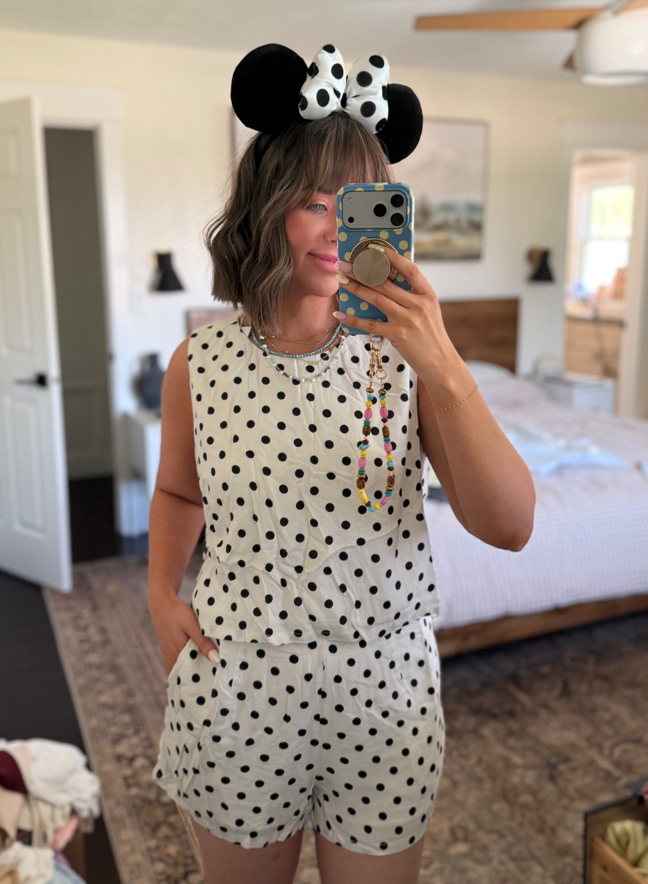 Petal & pup sent some super cute pieces over so had to share!!! Bringing this set to Disney for an extra outfit for breakfast & Disney springs 😍😍 I went up a size and glad I did for the bottoms! 

Petal & pup, polka dot set, Disney world 

#LTKTravel #LTKootd #LTKmomlife
