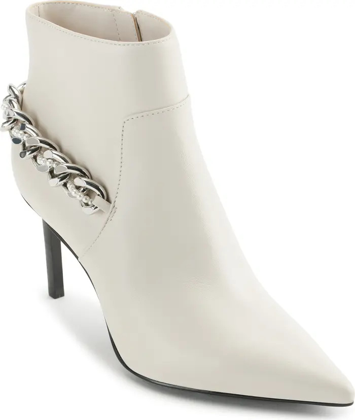 KARL LAGERFELD PARIS Samra Chain Ankle Bootie (Women) | Nordstrom | Nordstrom