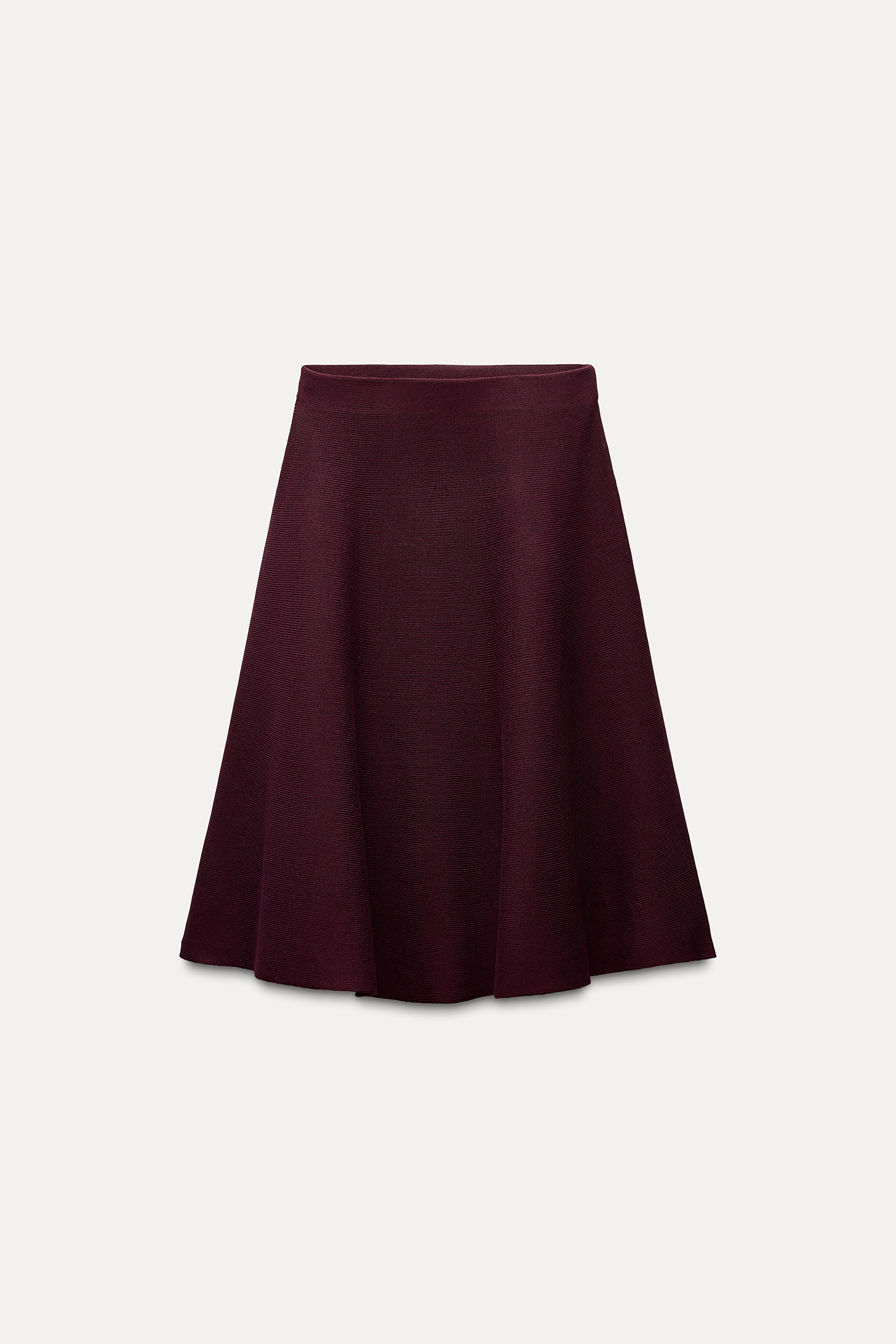BASIC KNIT MIDI SKIRT | Zara US