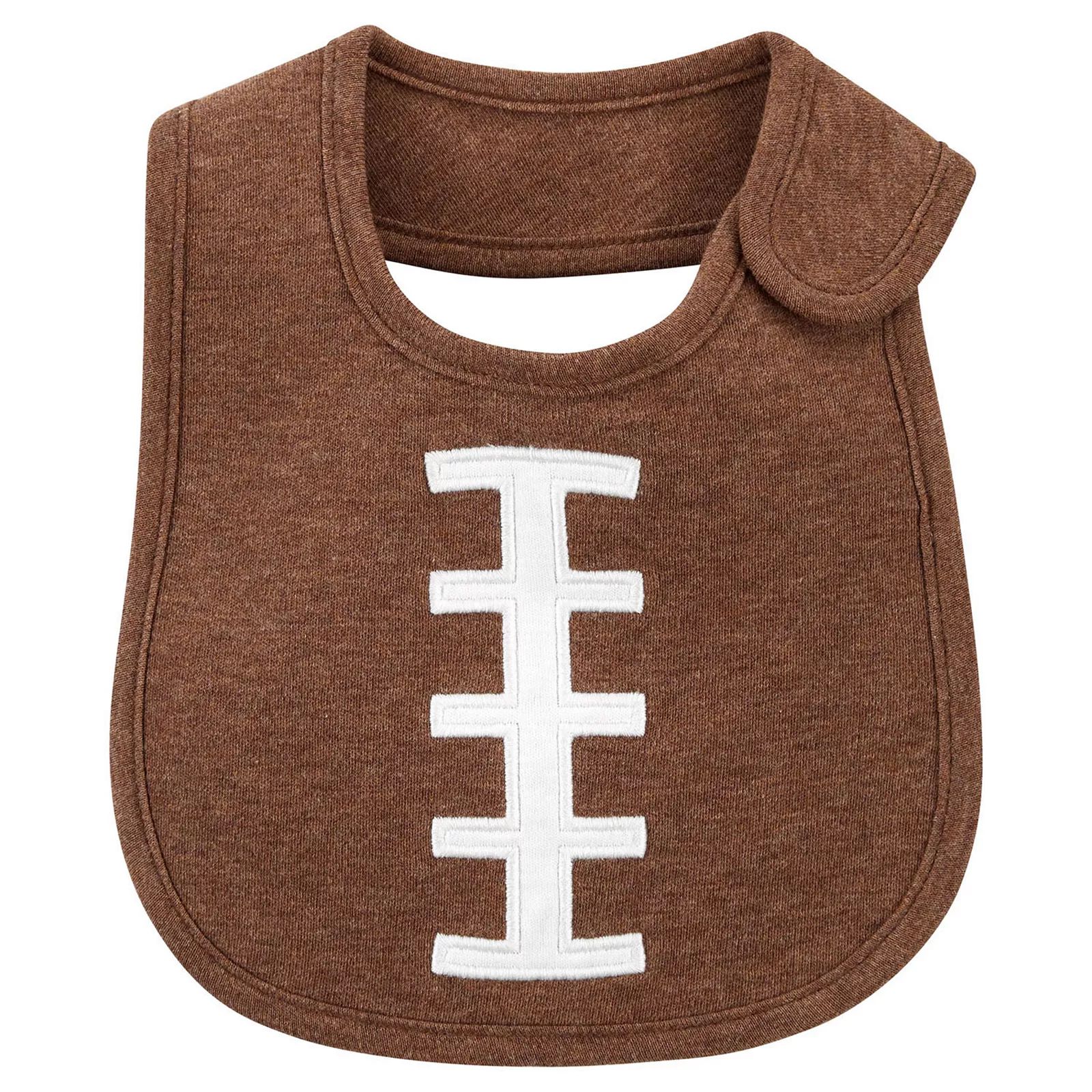 Baby Carter's Football Teething Bib, Brown | Kohl's