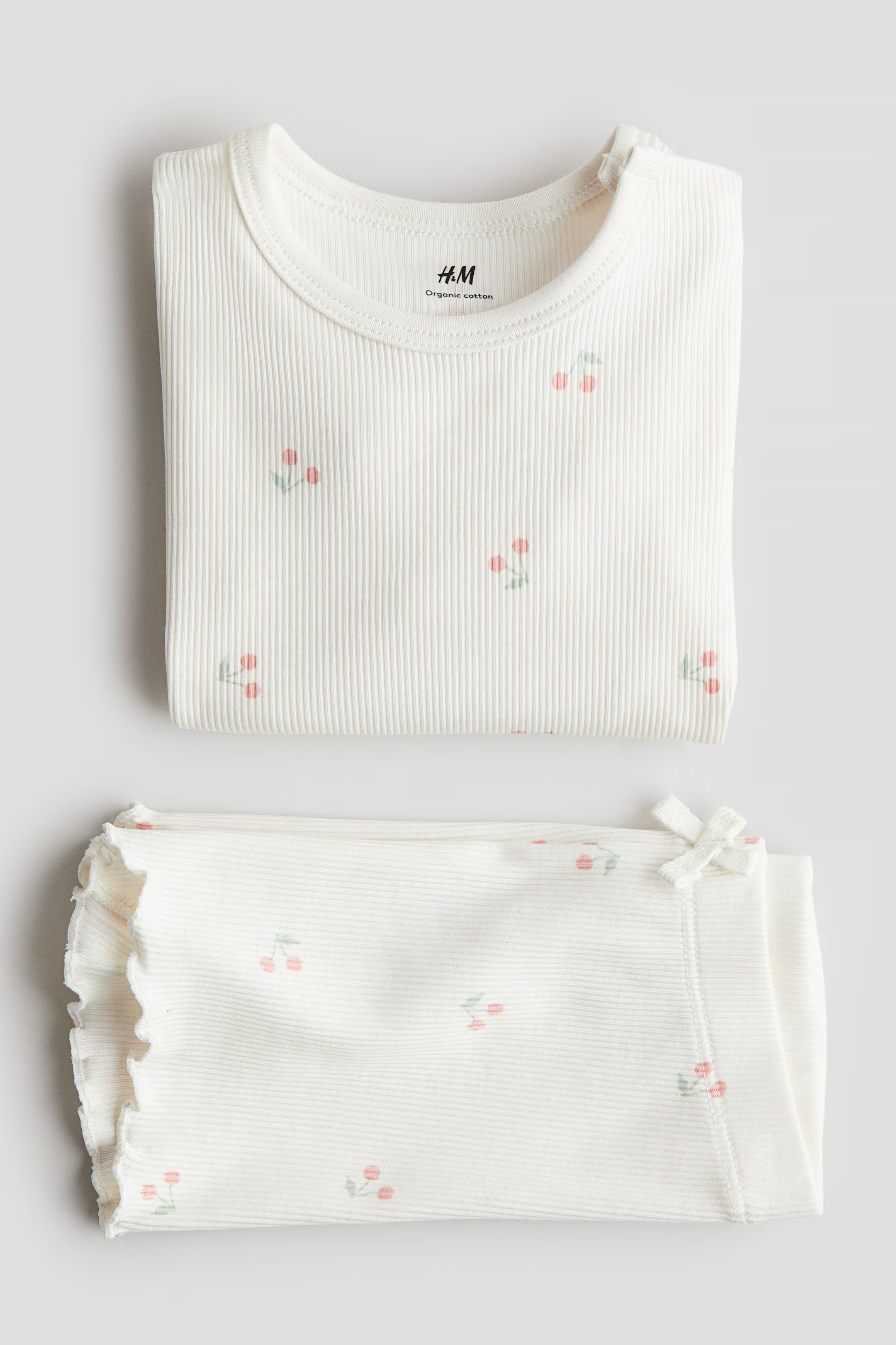 2-piece Ribbed Cotton Set | H&M (US + CA)