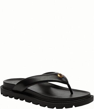 Brynn Leather Thong Sandals | Dillard's