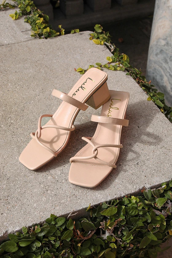 Leylia Light Nude High Heel Sandals | Lulus (US)