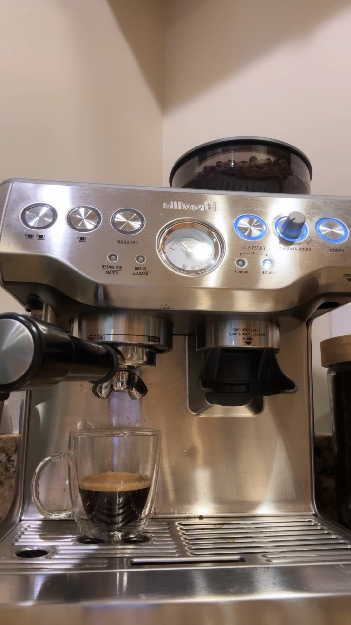 My espresso machine hard at work making me delicious Starbucks drinks at home and saving me lots of money. Easy to use and worth the investment 

#LTKVideo #LTKFamily #LTKHome