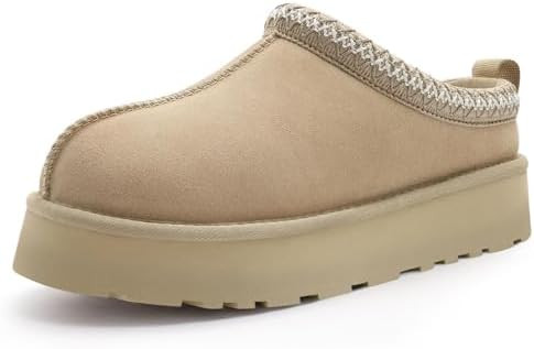 Women's Slippers Platform Mini Boots Short Ankle Boot Fur Fleece Lined Sneakers House slippers An... | Amazon (US)