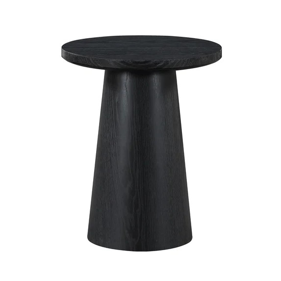 Better Homes & Gardens Ashby Pedestal End Table, Rich Black Finish | Walmart (US)