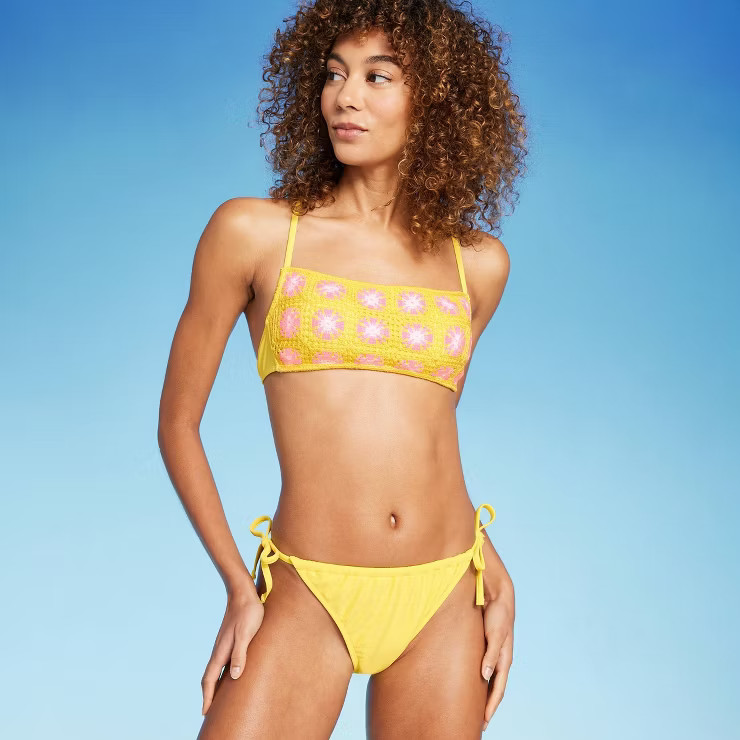 Women's Side-Tie Cheeky Bikini Bottom - Wild Fable™ | Target
