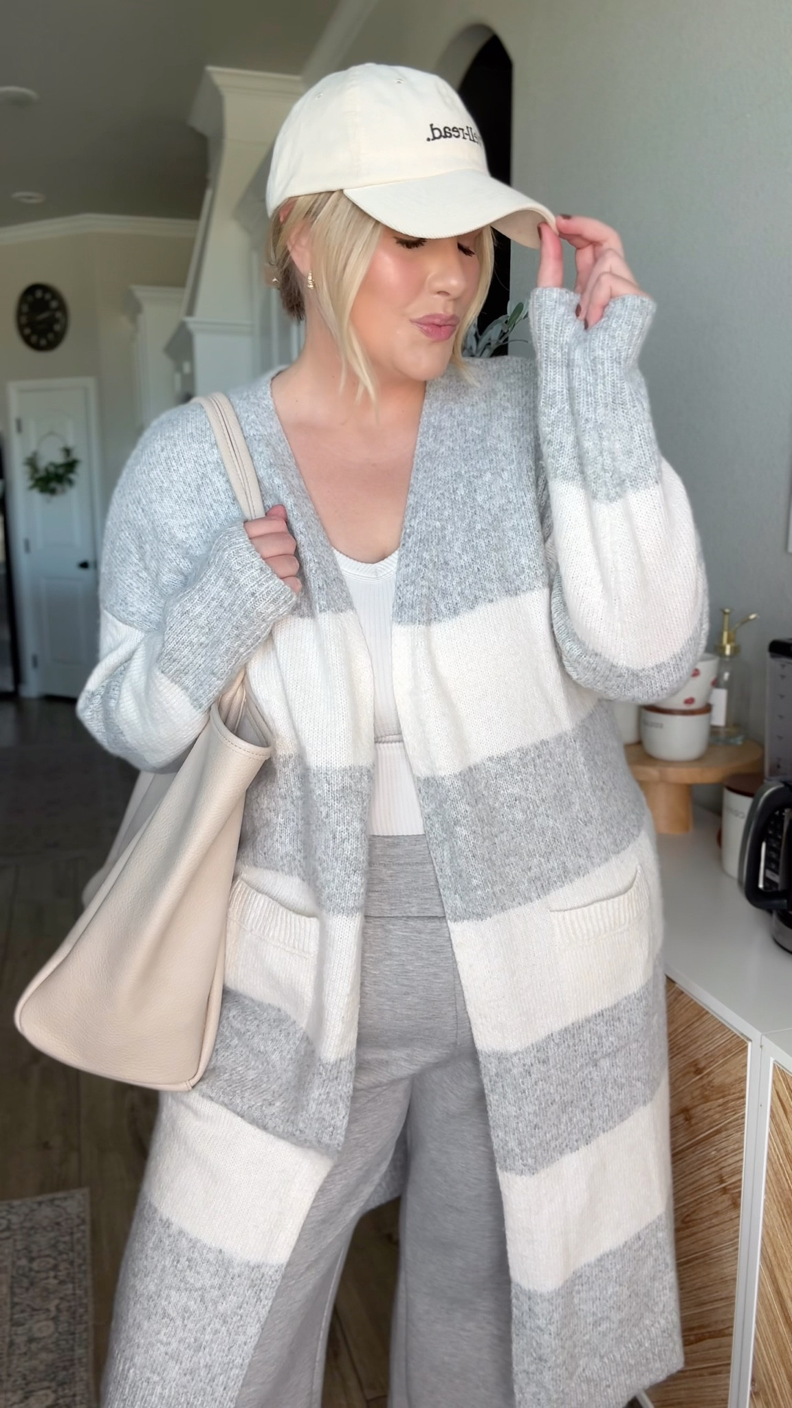 OOTD - school pickup

XL in tank 
XL tall in pants 
XXL in duster cardigan 

#LTKStyleTip #LTKSaleAlert #LTKPlusSize